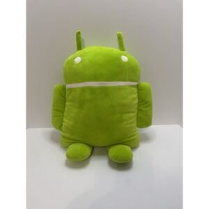 RARE GOOGLE ANDROID ROBOT PLUSH STUFFED FIGURE 17"